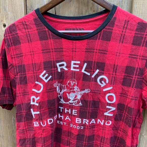 True Religion BIG LOGO T Shirt Large - Picture 3 of 3